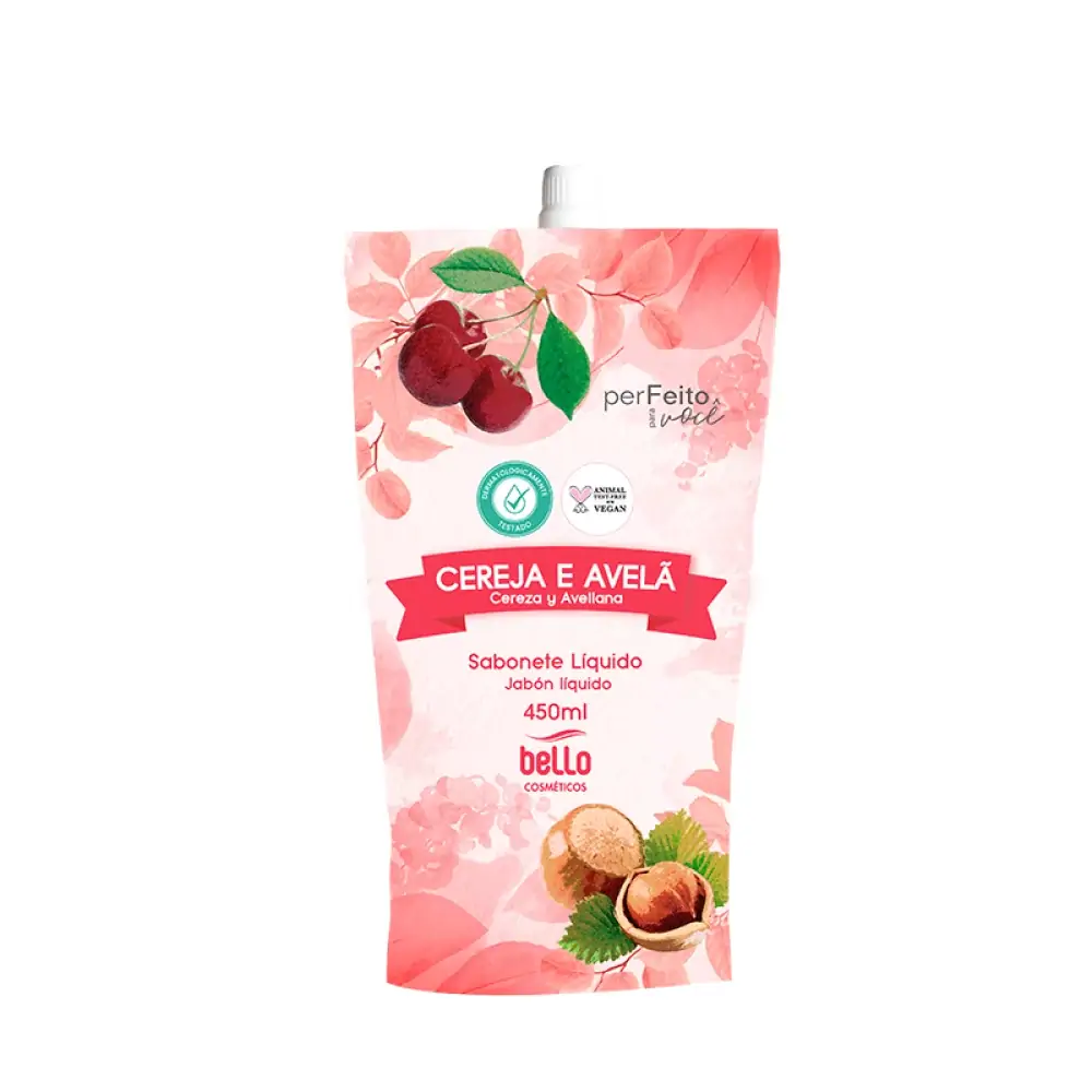 Sab Liq Bello 450ml Cereja E Avela Ref