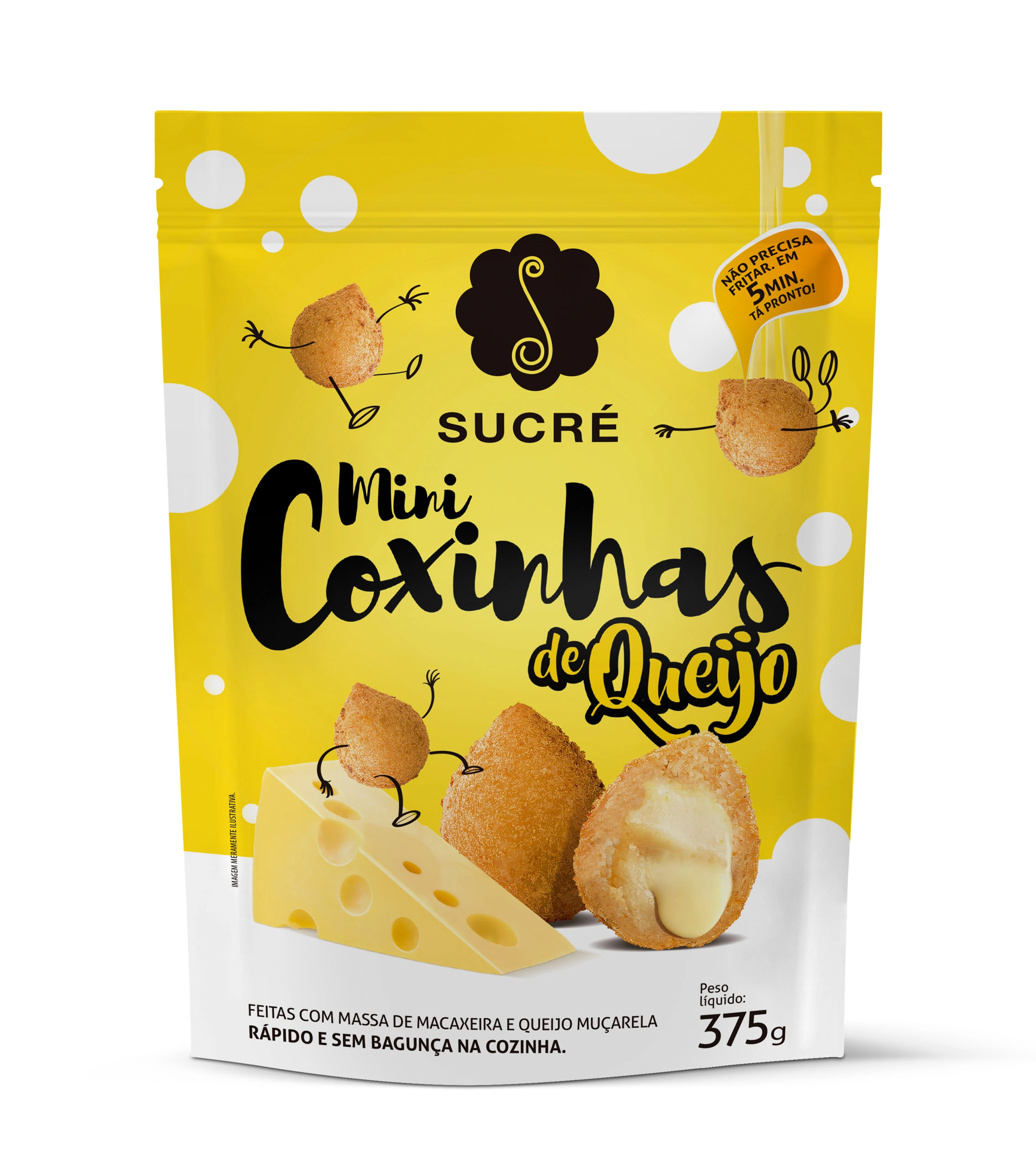 Mini Coxinhas Sucré Queijo 375g