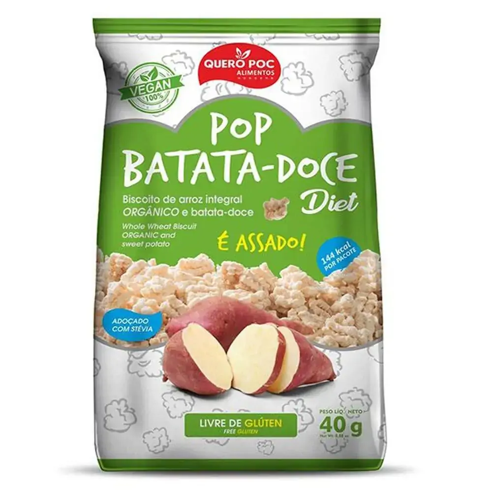 Pop Batata Doce Diet 40g Quero Poc