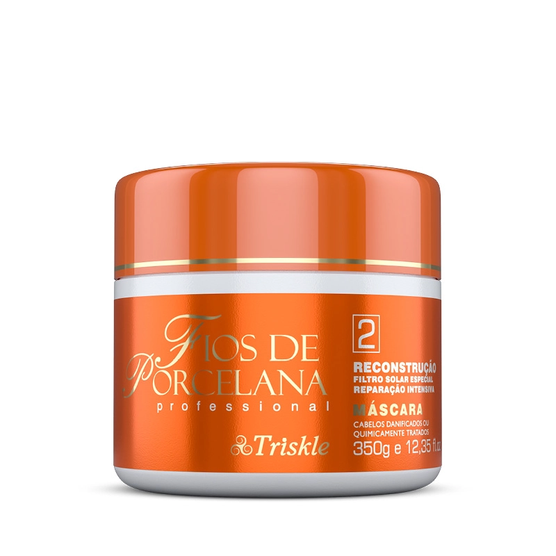 Creme/mascara Tratamento Triskle Fios De Porcelana Reconstrução 350g