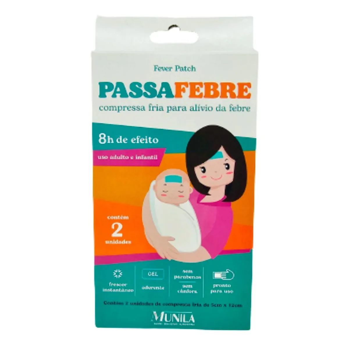 Passa Febre Munila C 2 Sachet