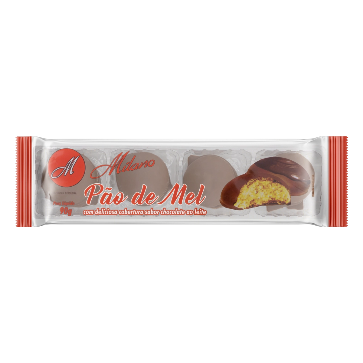Pão De Mel Milano Pacote 90g