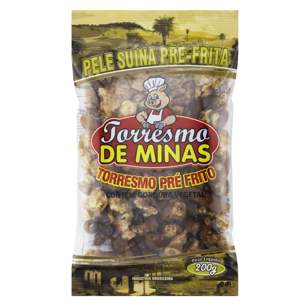 Torresmo Pré Frito Torresmo De Minas Pacote 200g