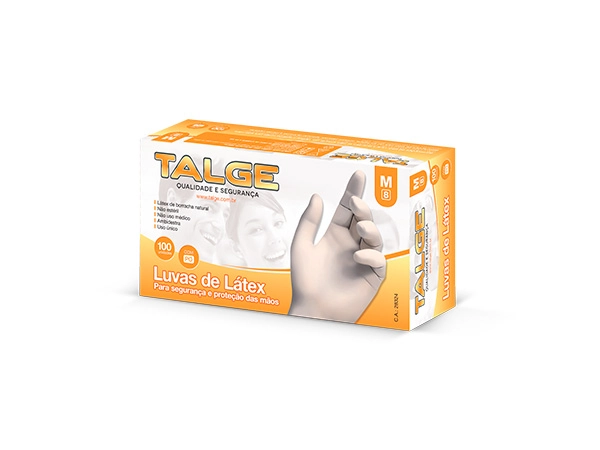 Luva De Latex Peq C/ 100unidade Talge