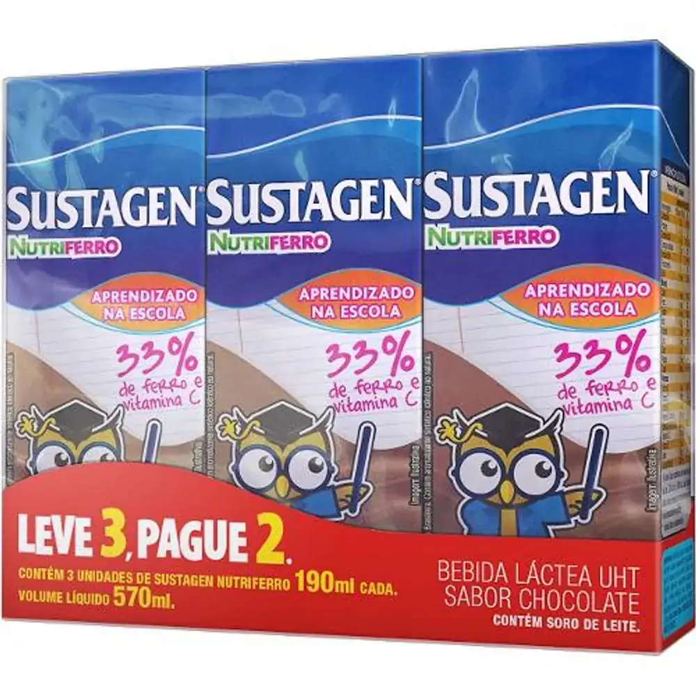Po Nutricional Sustagen L3p2 190ml Choc