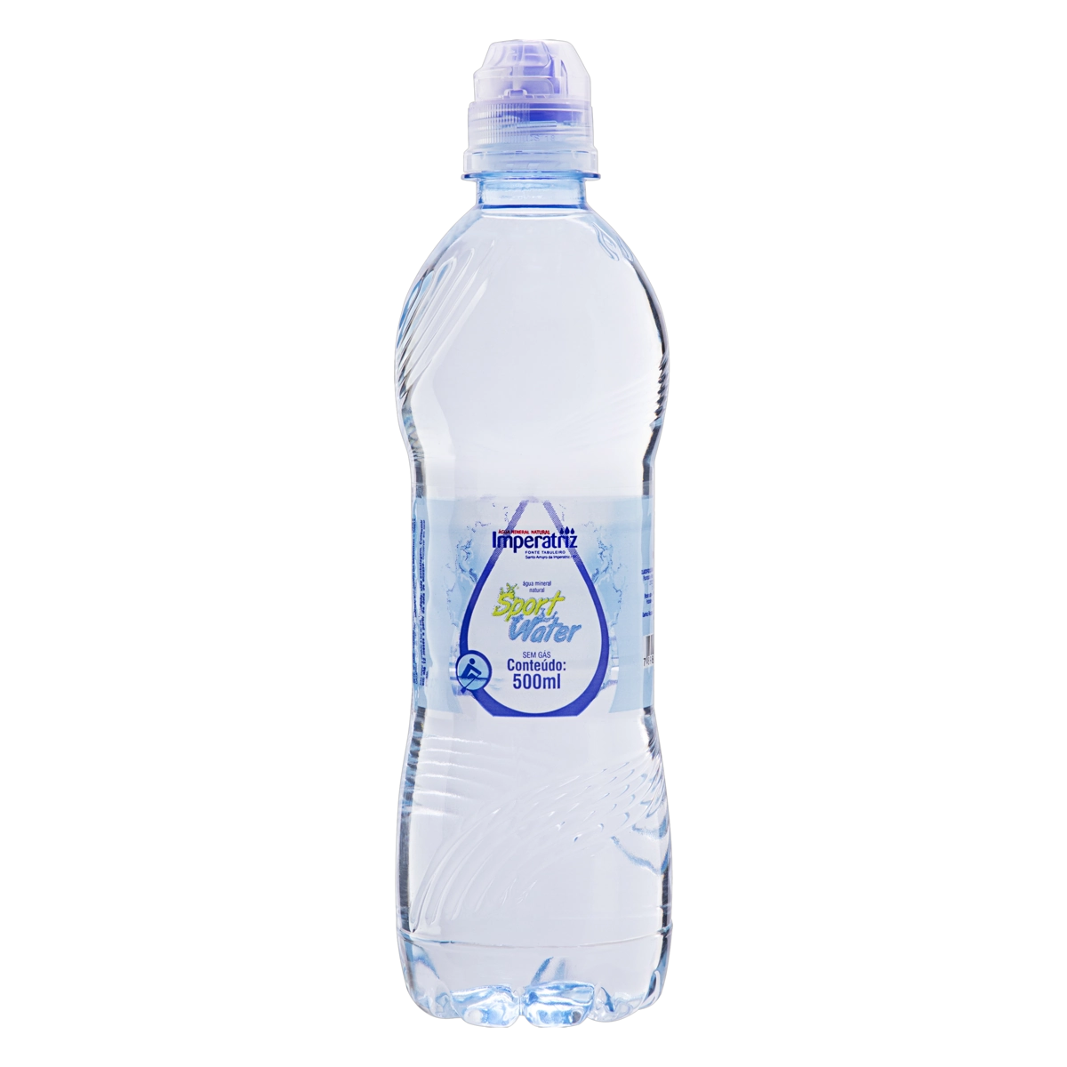 água Mineral Natural Sem Gás Imperatriz Sport Water Garrafa 500ml