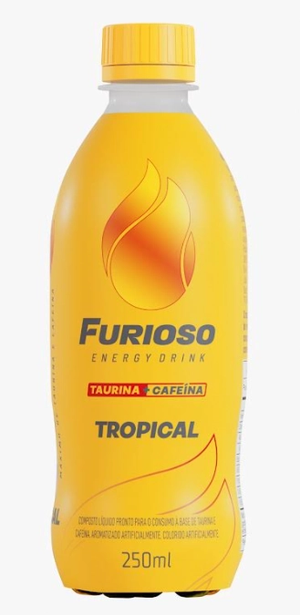Energético Tropical Furioso Garrafa 250ml
