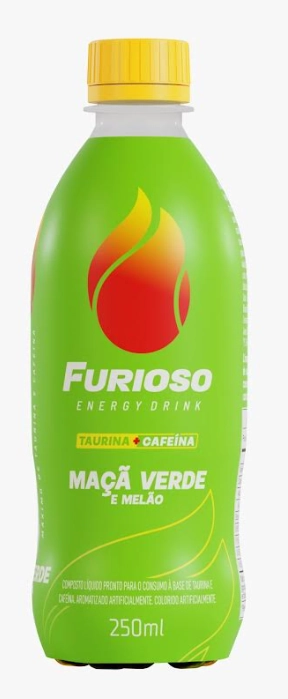 Energético Melon Green Apple Furioso Garrafa 250ml