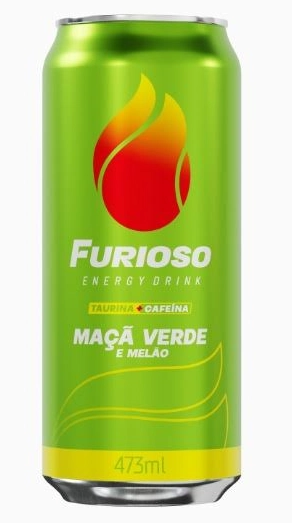 Energético Melon Green Apple Furioso Lata 473ml