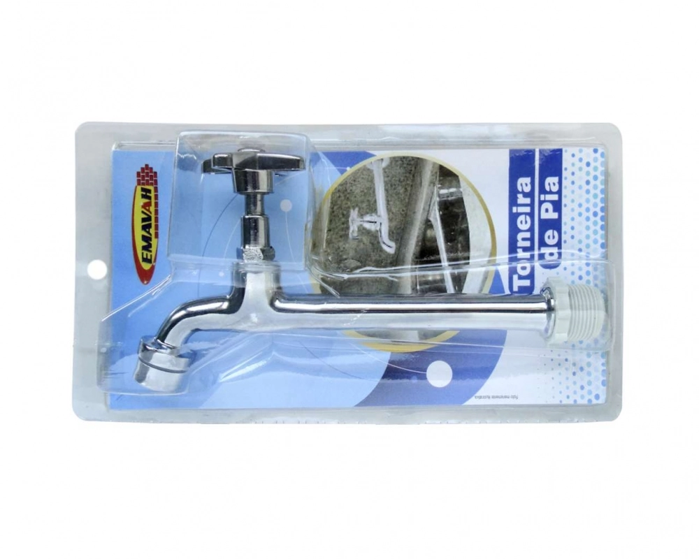 Torneira Pia Jr Emavah 1158 C23 Cr Blister