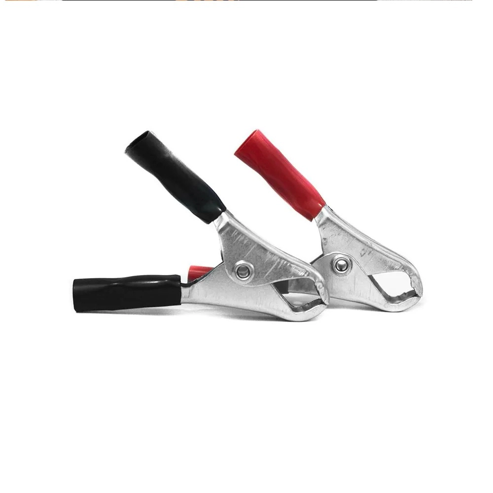 Kit Par 2 De Garra Jacaré Espaguete Para Bateria 30a