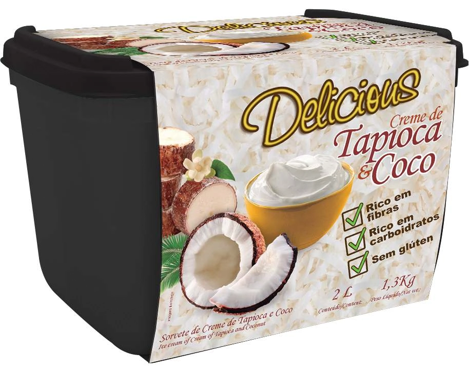 Creme De Tapioca C/coco Pote Delicious 2l