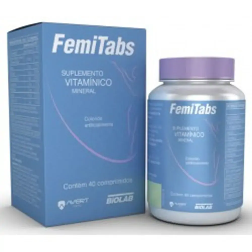 Femitabs 40 Comprimidos 40 Comprimidos Biolab Sanus Farmacêutica Similar