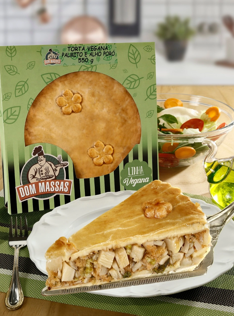 Torta Vegana Palmito Dom Massas 550g