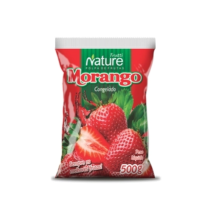 Polpa De Fruta Congelada Nature Morango