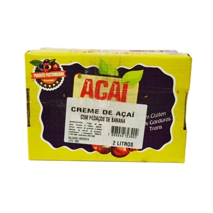 Creme De Açaí Com Banana Qualicy 2lt