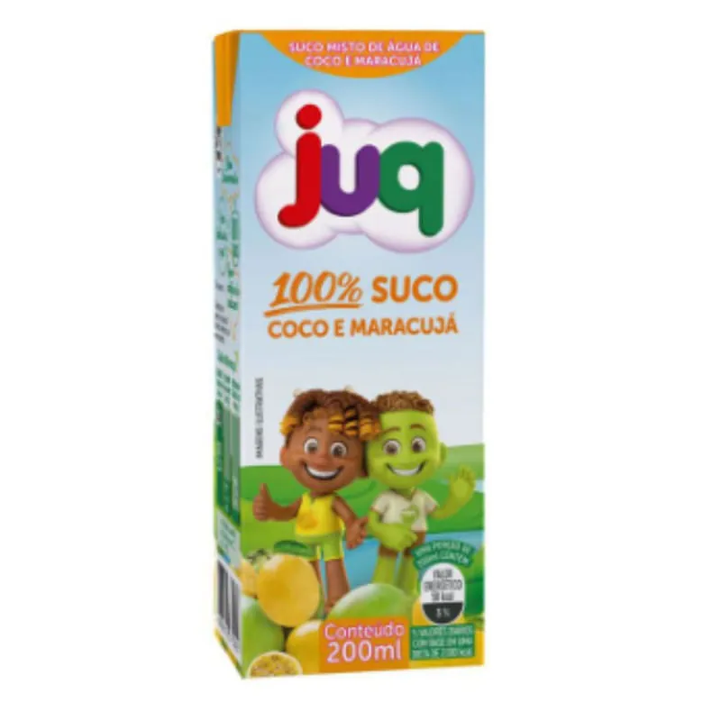 Água De Coco Maracujá Juq 200ml