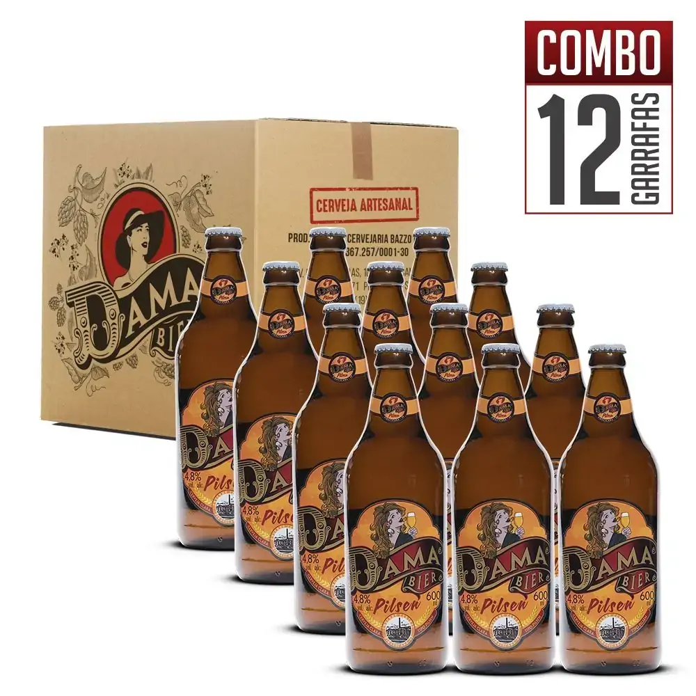 Dama Pilsen 600ml - 12 Unidades