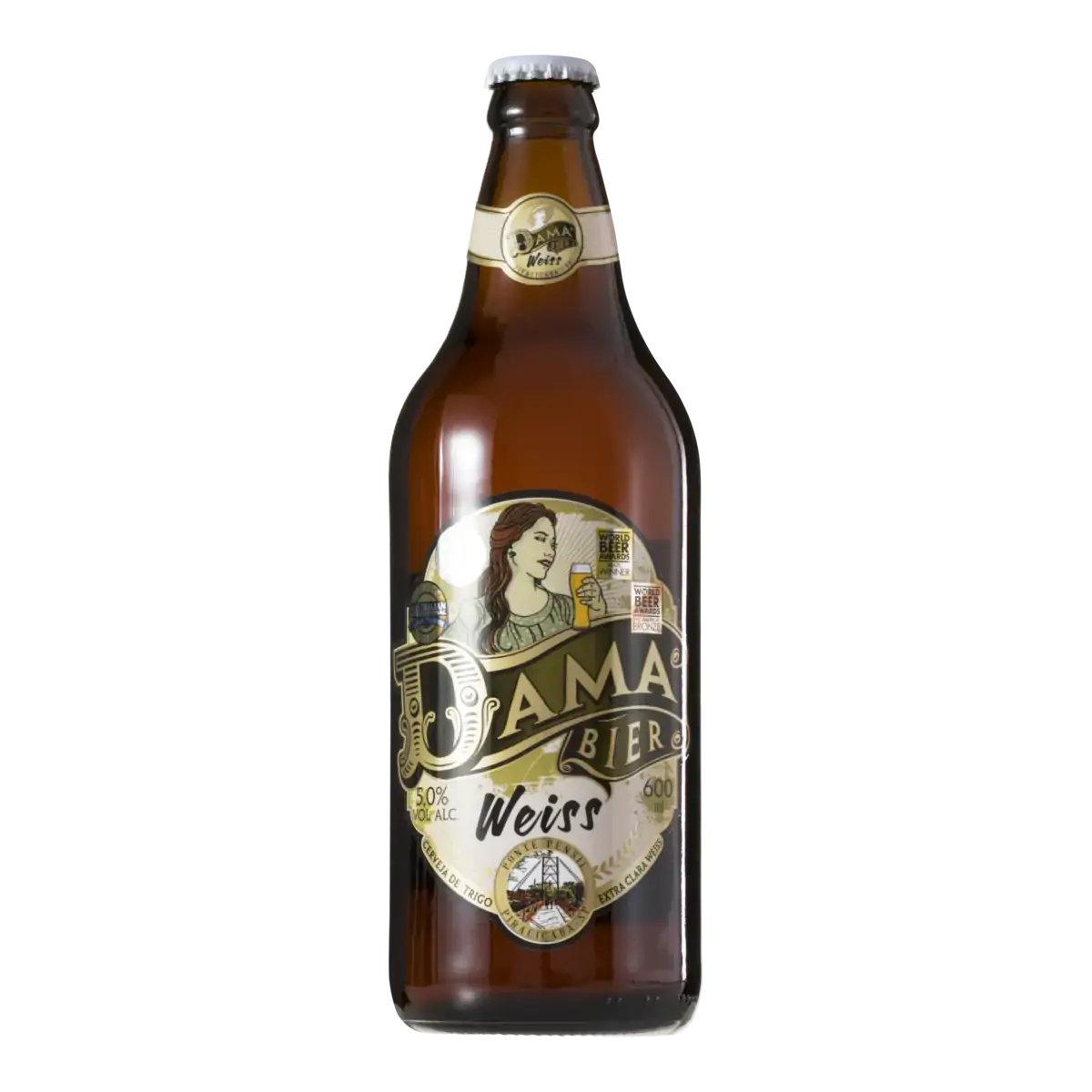 Cerveja Bier DAMA Weissbier Garrafa 600ml