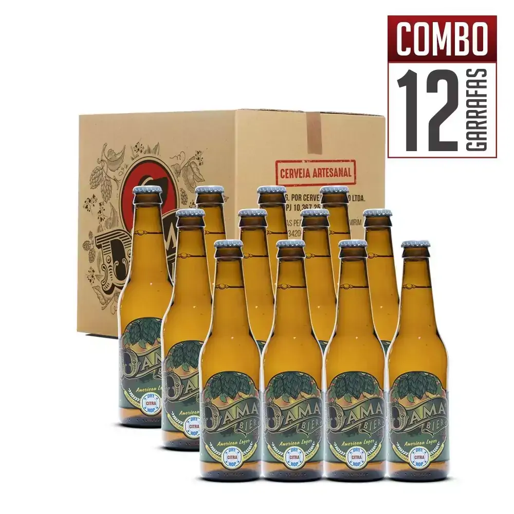 Dama Hop Lager 355ml - 12 Unidades