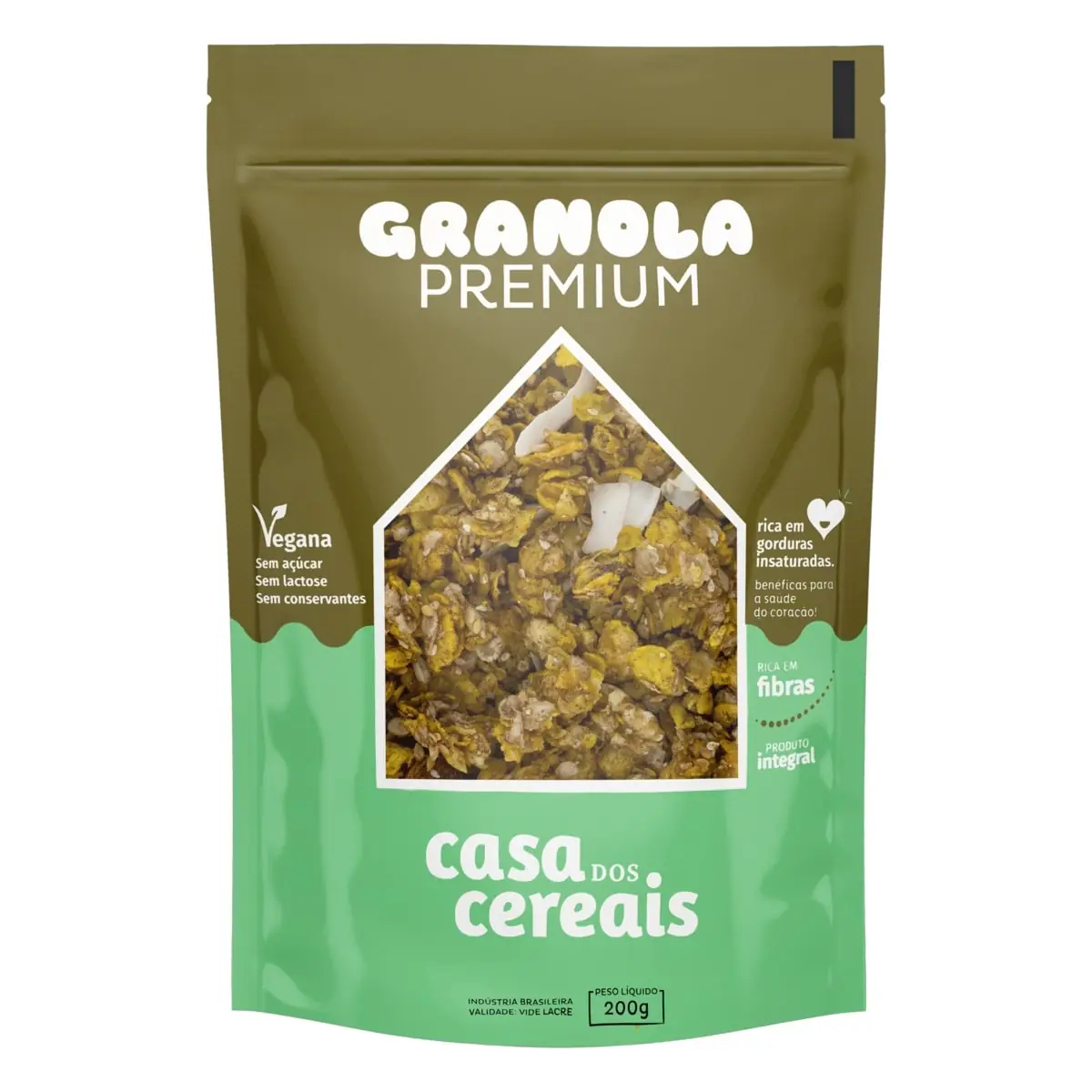 Granola Casa Dos Cereais Premium Pouch 200g