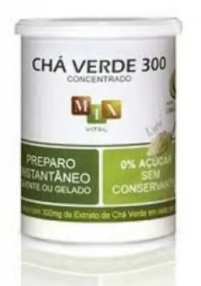 Cha Verde 300 Mg Pessego 170g Emagrecer Bebendo
