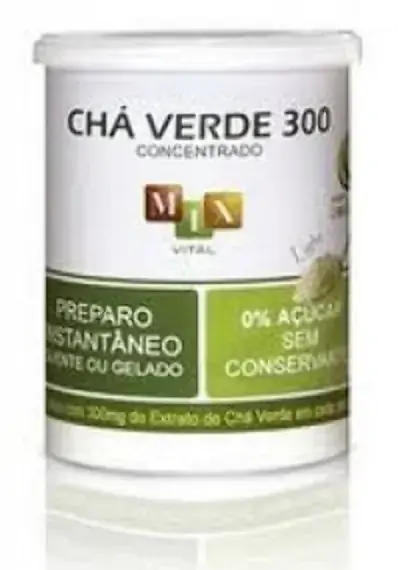 Cha Verde 300 Mg Abacaxi 170g Emagrecer Bebendo