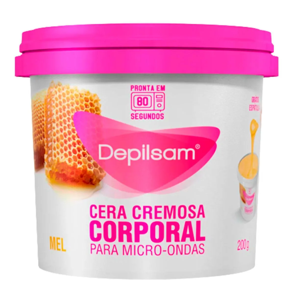 Cera Cremosa de Micro Ondas Depilsam 100 g