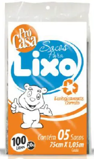 Saco P/lixo Expandido Preto Pro Casa