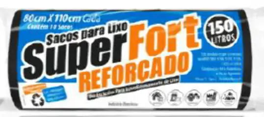 Saco P/lixo Super Fort 150l Roll C/20