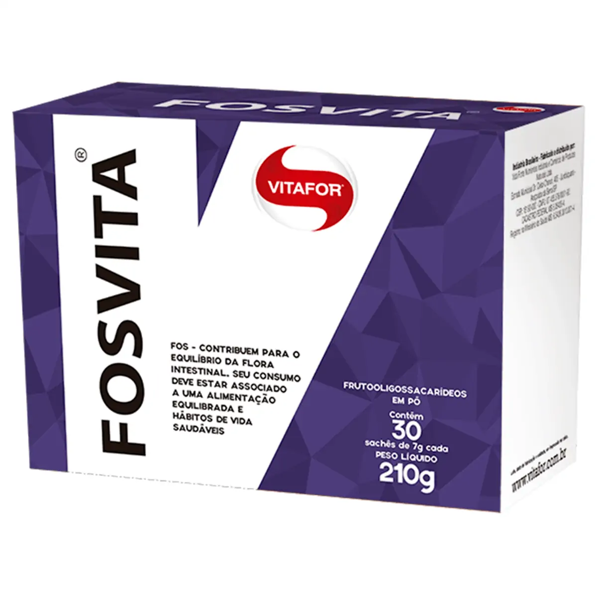 Frutooligossacarídeos Fosvita Vitafor 30 Sachês De 7g