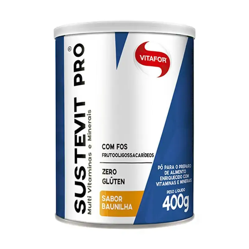 Sustevit Pro Fibras e 27 Vitaminas e Minerais Baunilha Vitafor 400g