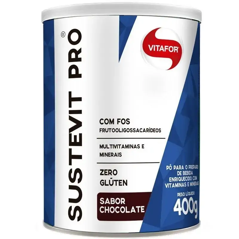 Sustevit Pro Fibras e 27 Vitaminas e Minerais Chocolate Vitafor 400g