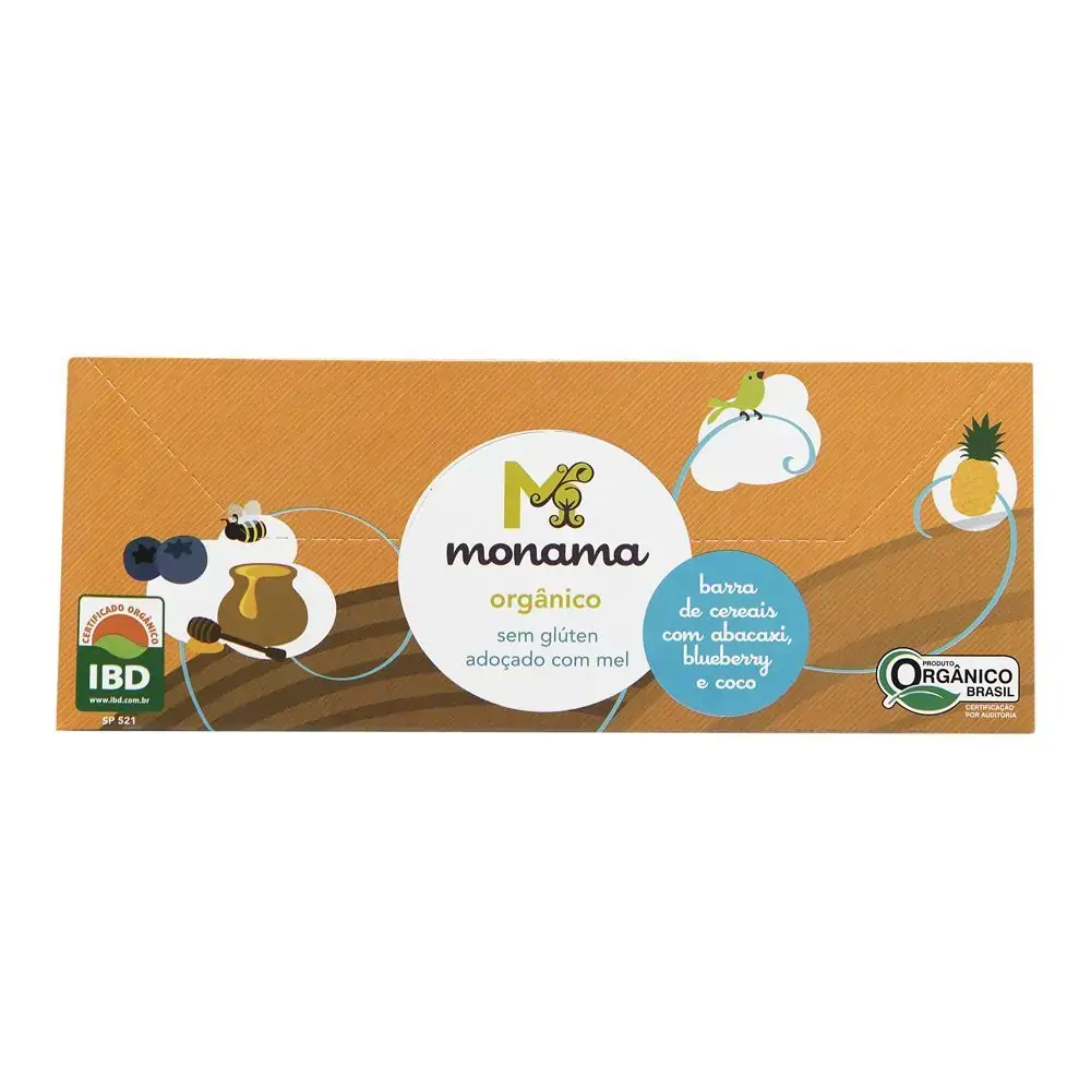 Barra Cereal Monama Tripack Abacaxi 25g