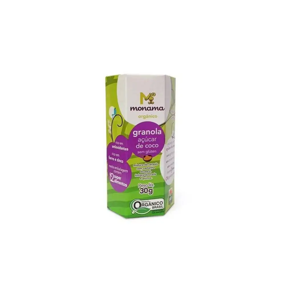 Granola Acucar De Coco 30g Organico Monama