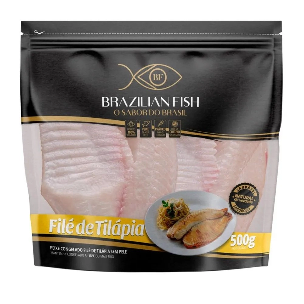 File De Tilapia Brazilian Fish 500g