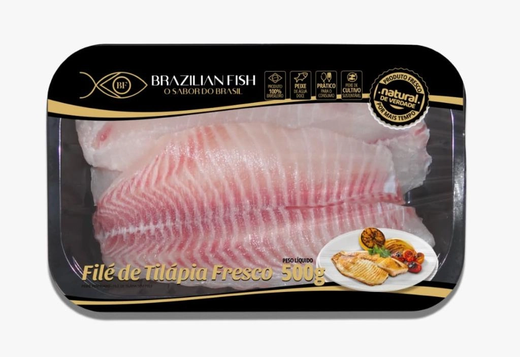 File De Tilapia Fresco Brazilian Fish 500g