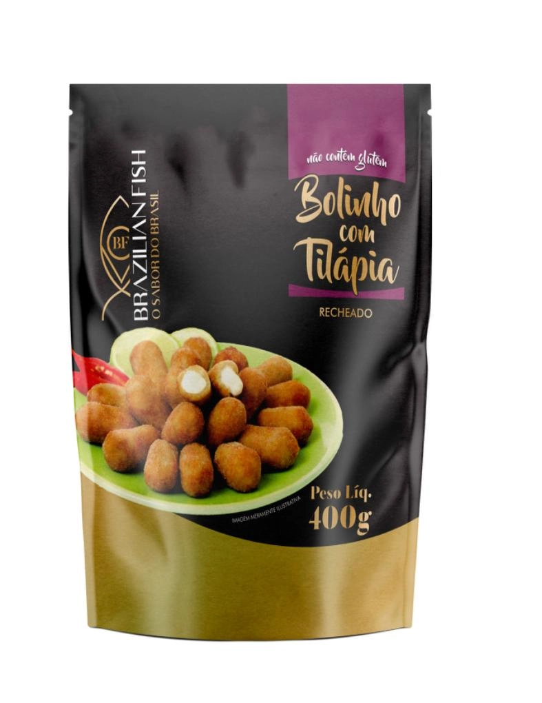 Bolinho Tilapia Braziliann Fish 400g Pc C 400g