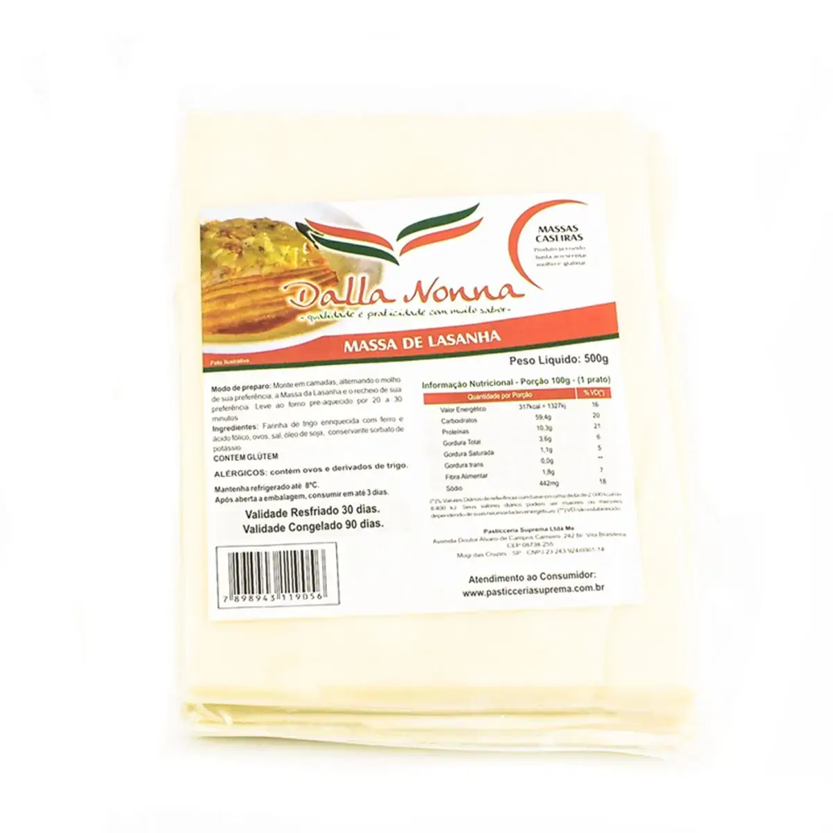 Massa Dalla Nonna Lasanha