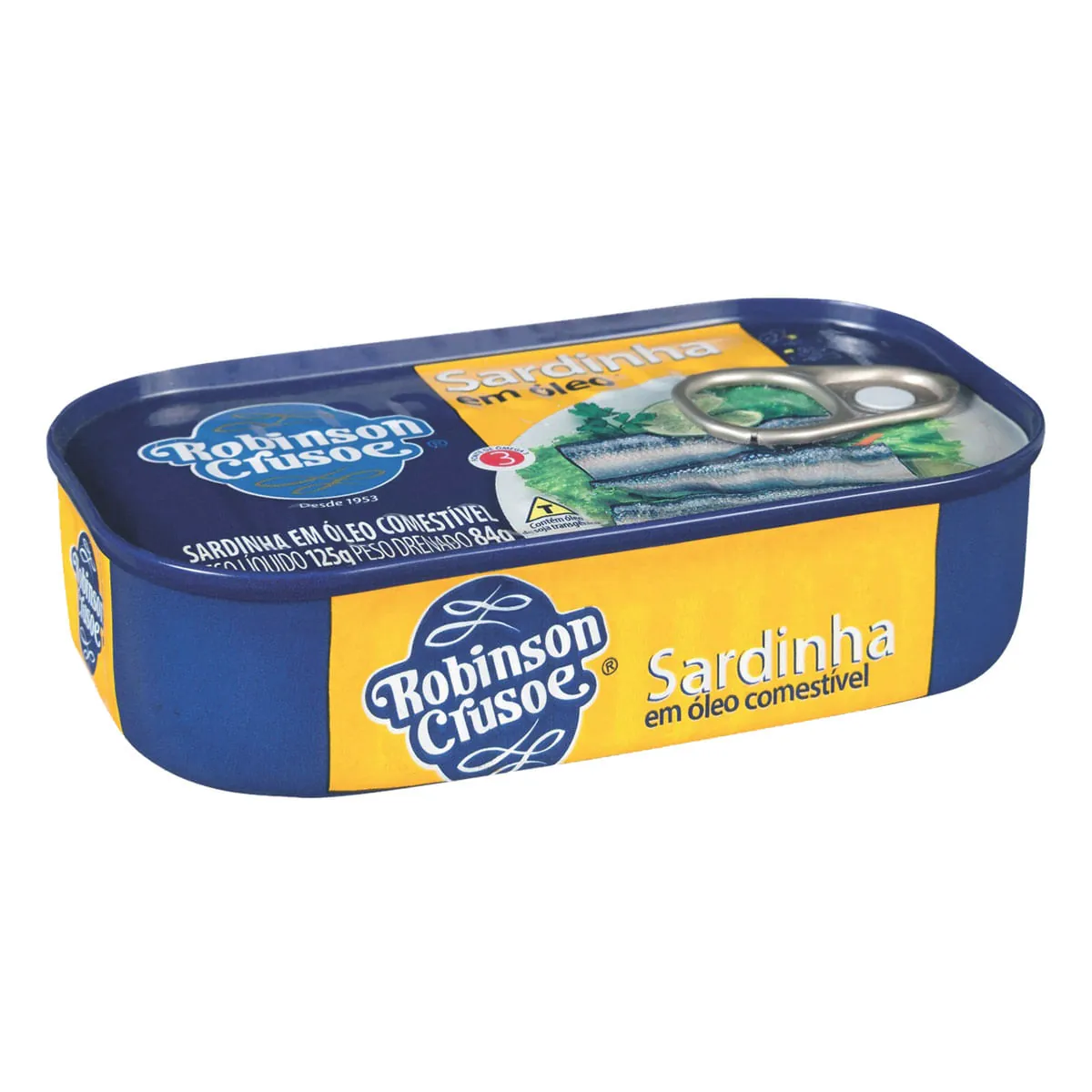 Sardinha com Óleo Robinson Crusoe Lata 84g