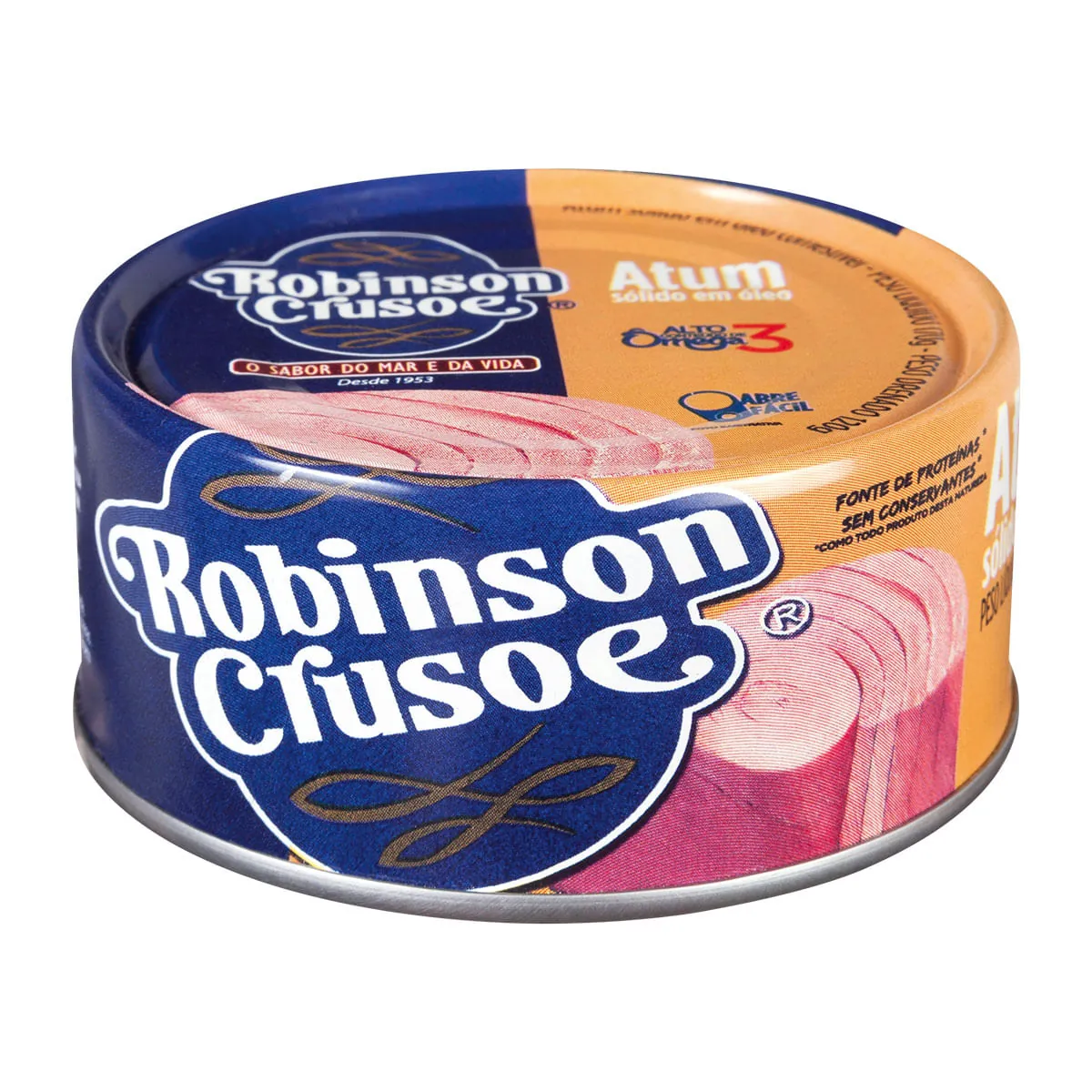 Atum Sólido em Óleo Robinson Crusoe Lata 120g