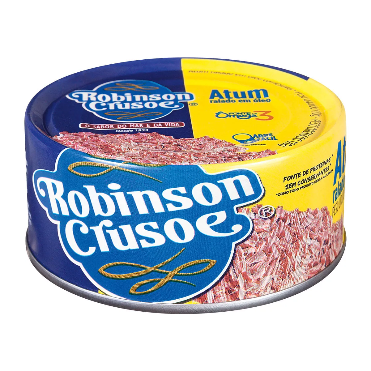 Atum Ralado em Óleo Robinson Crusoe Lata 120g