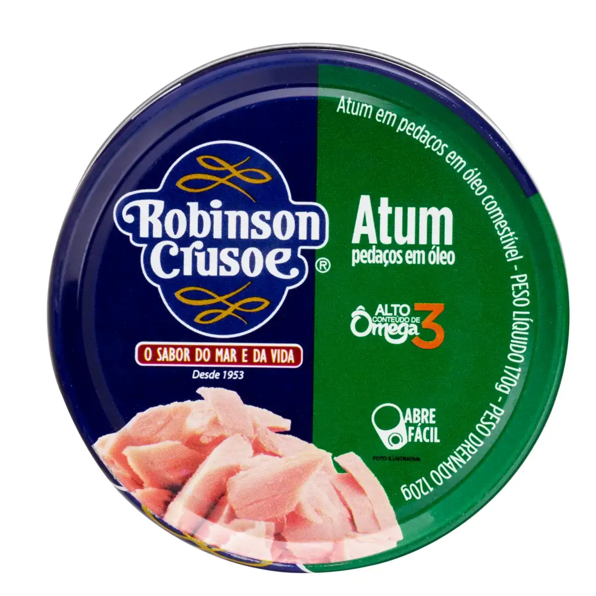Atum em Pedaços em Óleo ROBINSON CRUSOE 170g