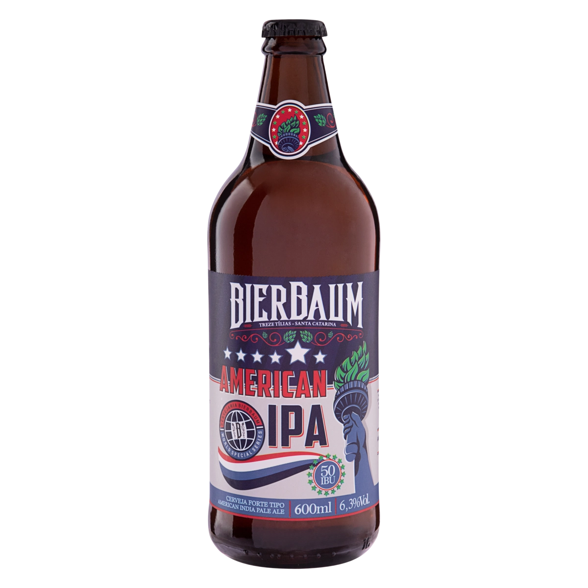 Cerveja American Ipa Bierbaum Garrafa 600ml