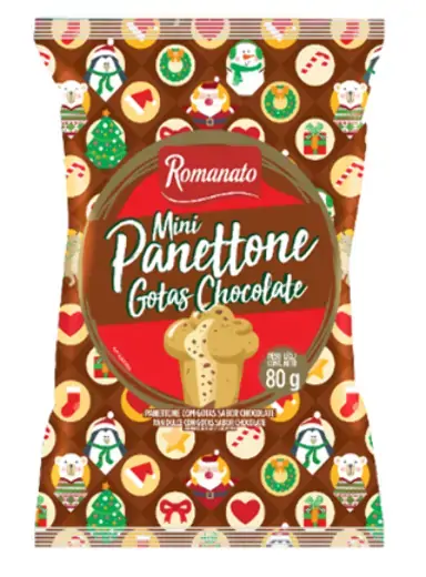 Panettone Romanato 80g Choc