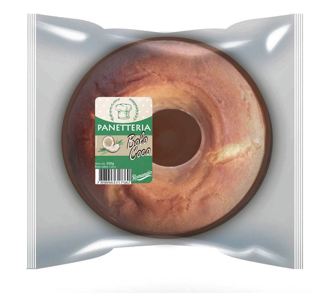 Bolo Coco 300g Romanatto