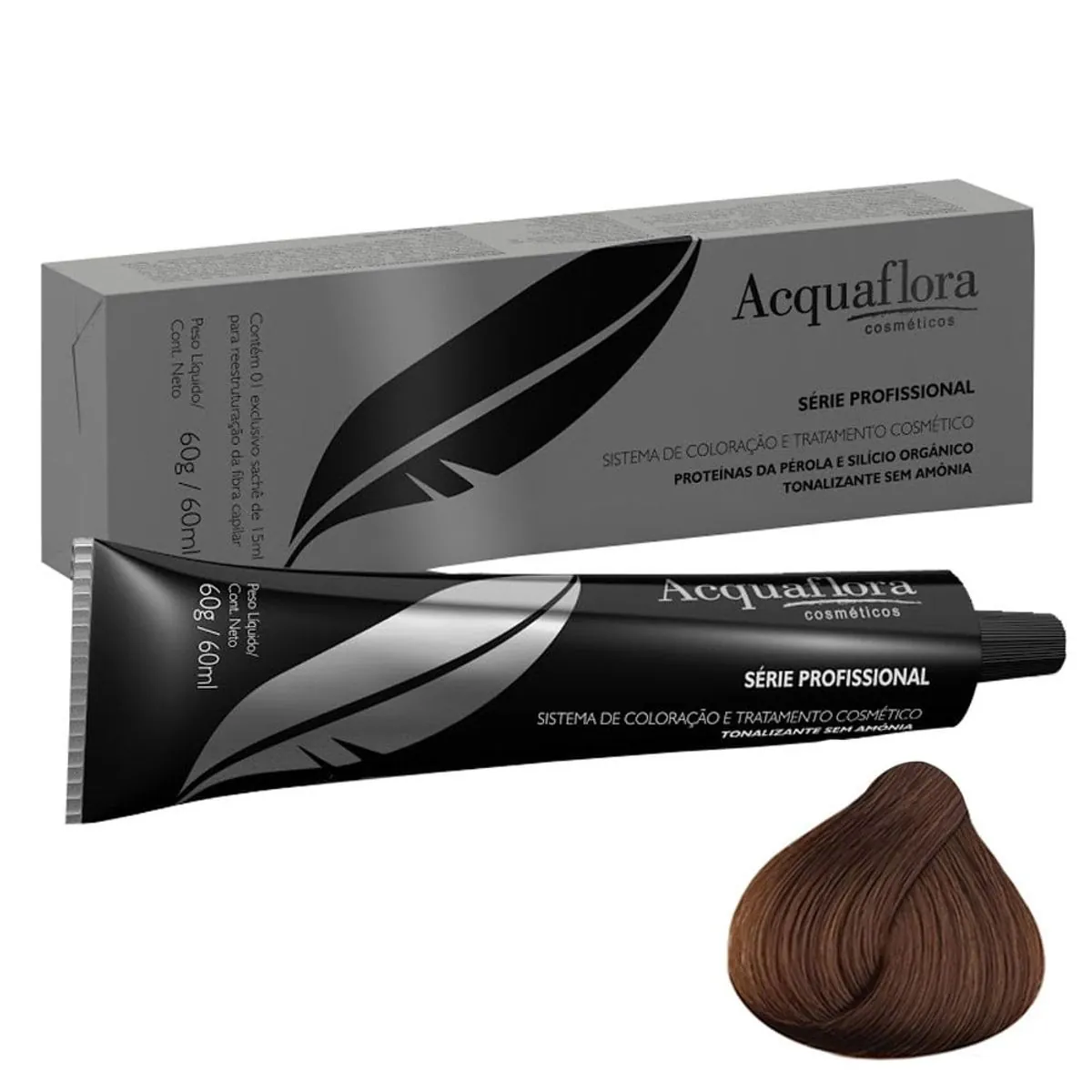Tonalizante 5.0 Castanho Claro 60g Acquaflora