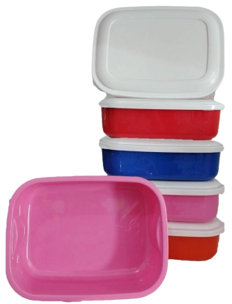 Pote G.i C/tampa Branca Retangular Baixo 1,9l