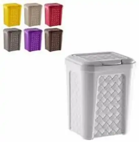 Lixeira De Pia Rattan 5lts Ref.756