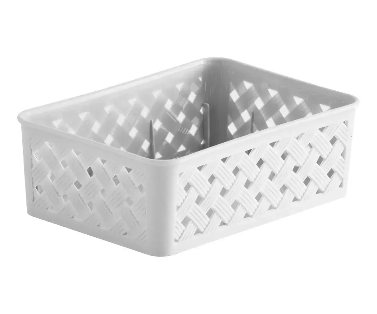 Cesto Organizador Rattan 19 13 6,5 Cm